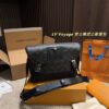 LV Voyage Men's Black Warrior Messenger Bag Full Set Packaging  ️ Size 30.22