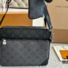 Top Quality Original LV Men's Triple Combo 'Black Samurai' Three-Piece Set Trio Messenger Bag