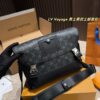 LV Voyage Men's Black Warrior Messenger Bag Full Set Packaging  ️ Size 30.22
