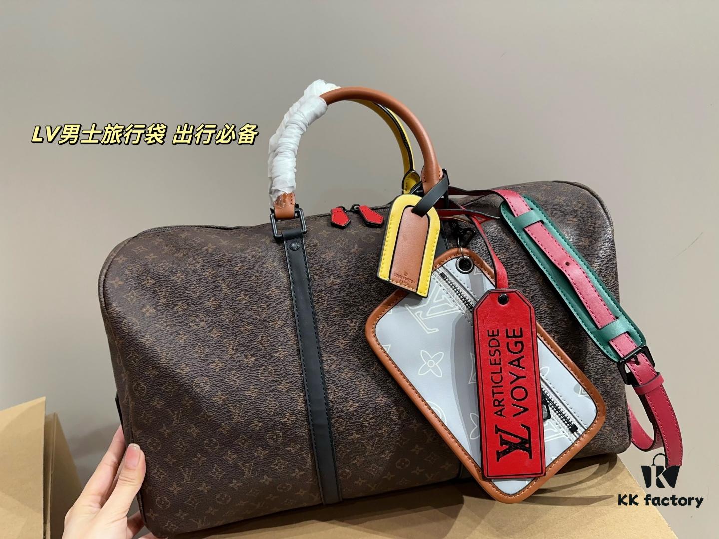 High-End Item‼️ ️ Size 44.25 LV Men's Travel Bag Essential for Travel
