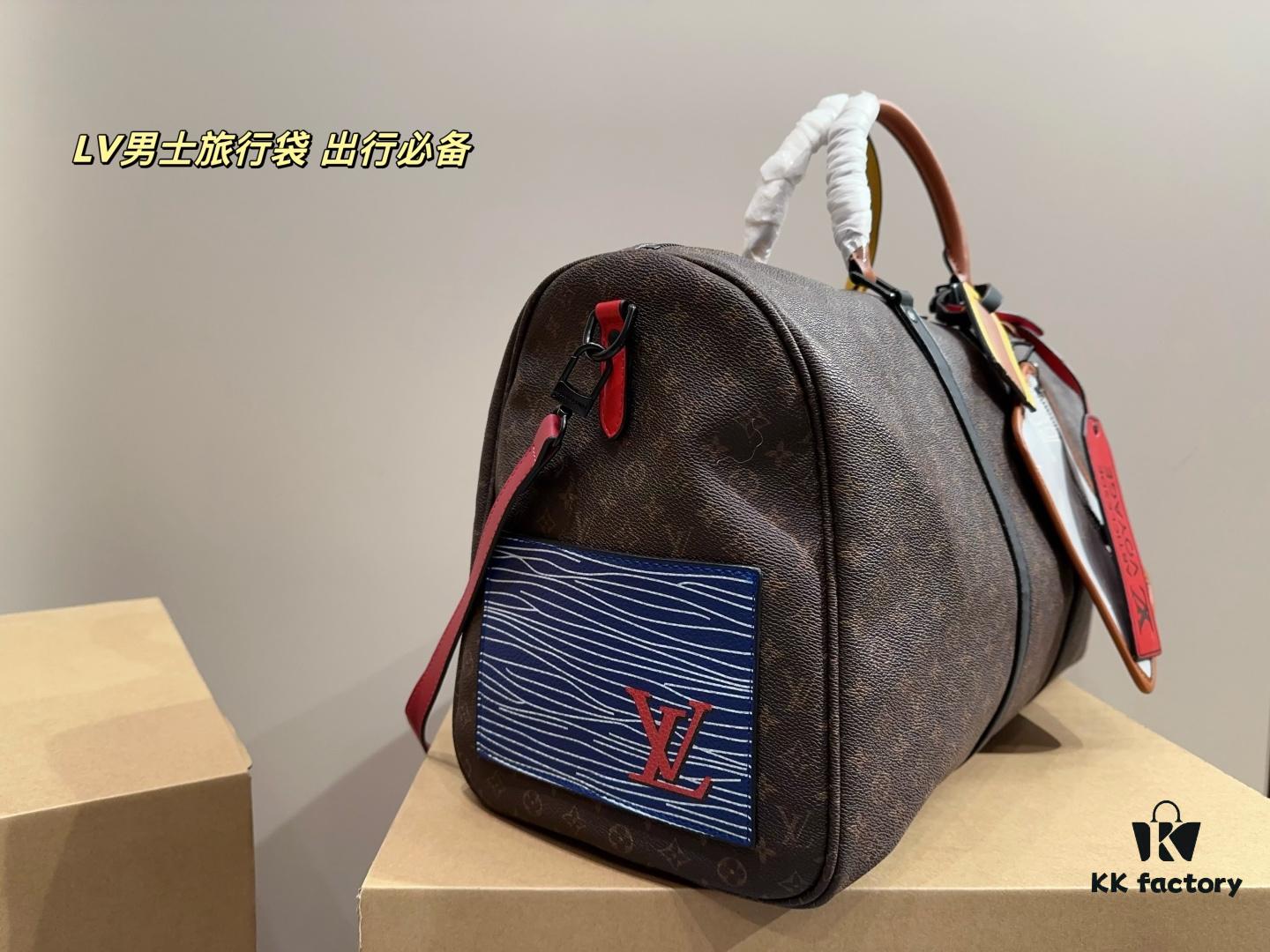 High-End Item‼️ ️ Size 44.25 LV Men's Travel Bag Essential for Travel