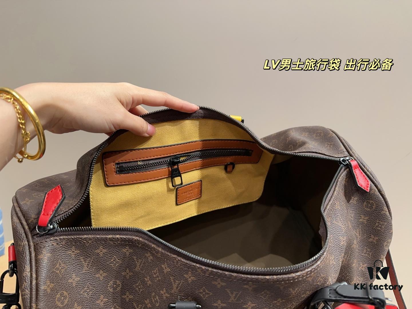 High-End Item‼️ ️ Size 44.25 LV Men's Travel Bag Essential for Travel
