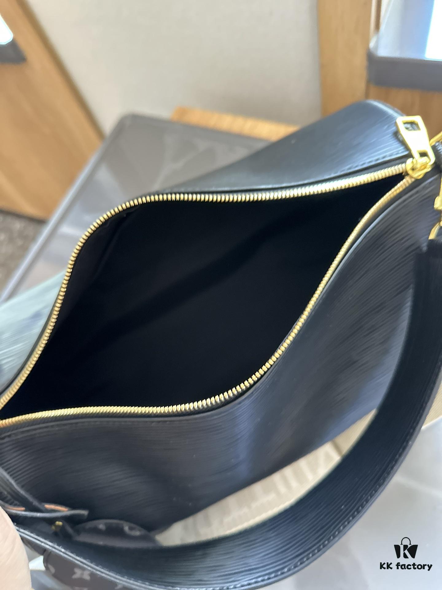 LV Men's Soft Polochon Cylindrical Bag