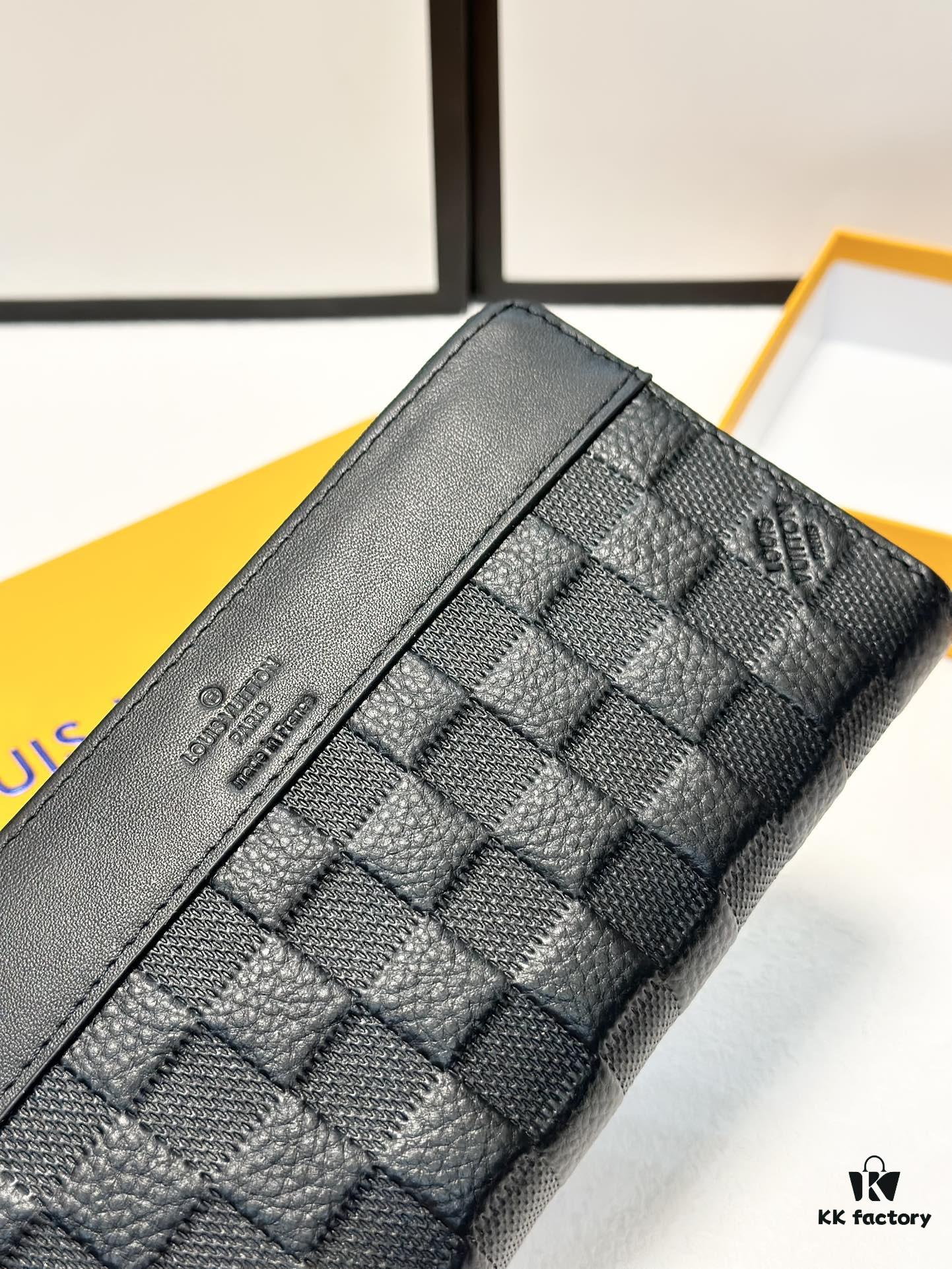 LV New Men's Hand Bag - Black, Size 21x11