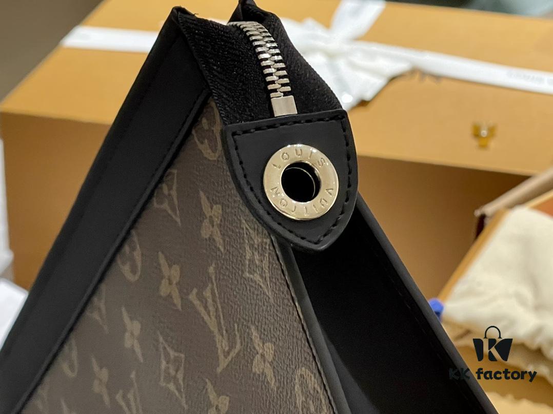 Original Order Cowhide Leopard Print Folding Clutch - LV Hot Selling No.26 Men's Cosmetic Bag, Wash Pouch