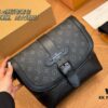 LV Men's Messenger Bag VOYAGER Foldable Box Plane Box Size: 25*22cm