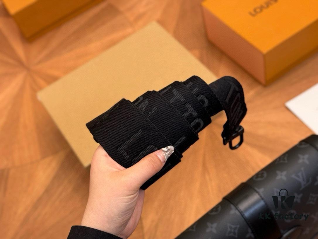 LV Men's Messenger Bag VOYAGER Foldable Box Plane Box Size: 25*22cm