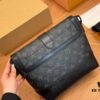LV Men's Messenger Bag VOYAGER Foldable Box Plane Box Size: 25*22cm