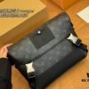 LV Men's Messenger Bag VOYAGER Foldable Box Style Size 28*25cm