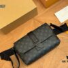 LV Men's Messenger Bag VOYAGER Foldable Box Airplane Box Size: 28*18cm