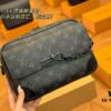 LV Men's Messenger Bag VOYAGER with Foldable Box