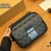 New Men's Messenger Bag with Foldable Aircraft Box Packaging