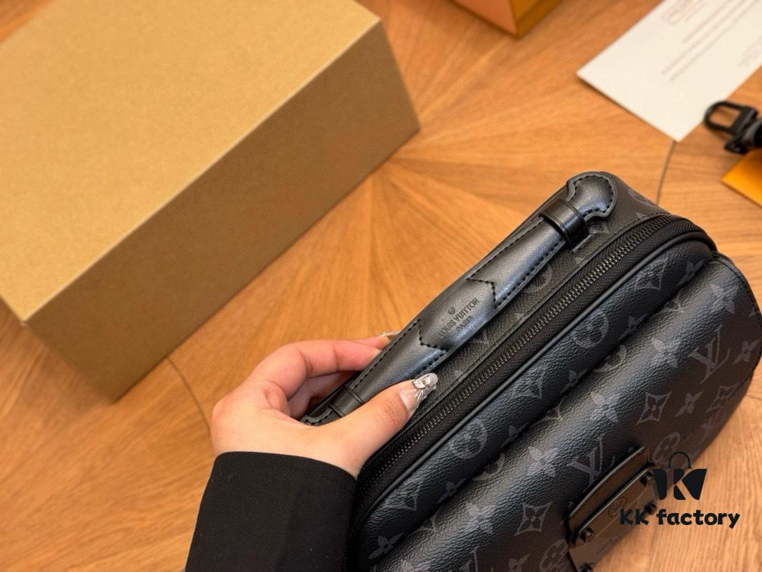 New Men's Messenger Bag with Foldable Aircraft Box Packaging