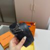 LV Leather Belt for Men, Full Set Packaging with Shopping Bag D-29