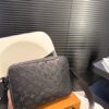 LV Men's Multi-Functional Messenger Bag with Foldable Box - Highly Sought After Tri-Combination Design