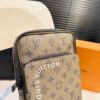 New Men's Chest Bag LV Style, Zippered Waist Pack, Fashionable and Timeless Design