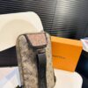 New Men's Chest Bag LV Style, Zippered Waist Pack, Fashionable and Timeless Design