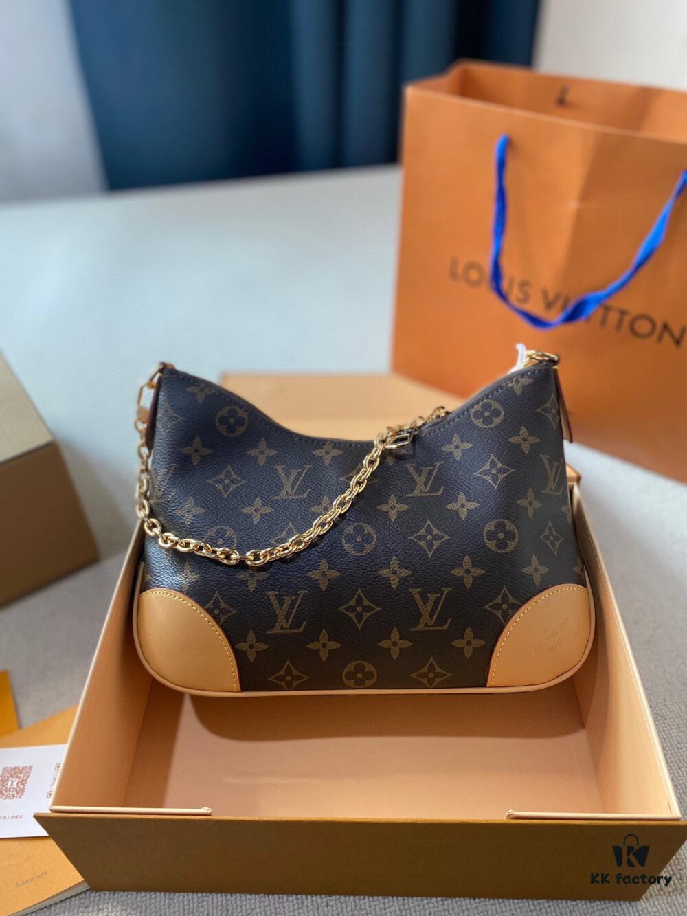 LV Boulogne Messenger Bag Horn Bag