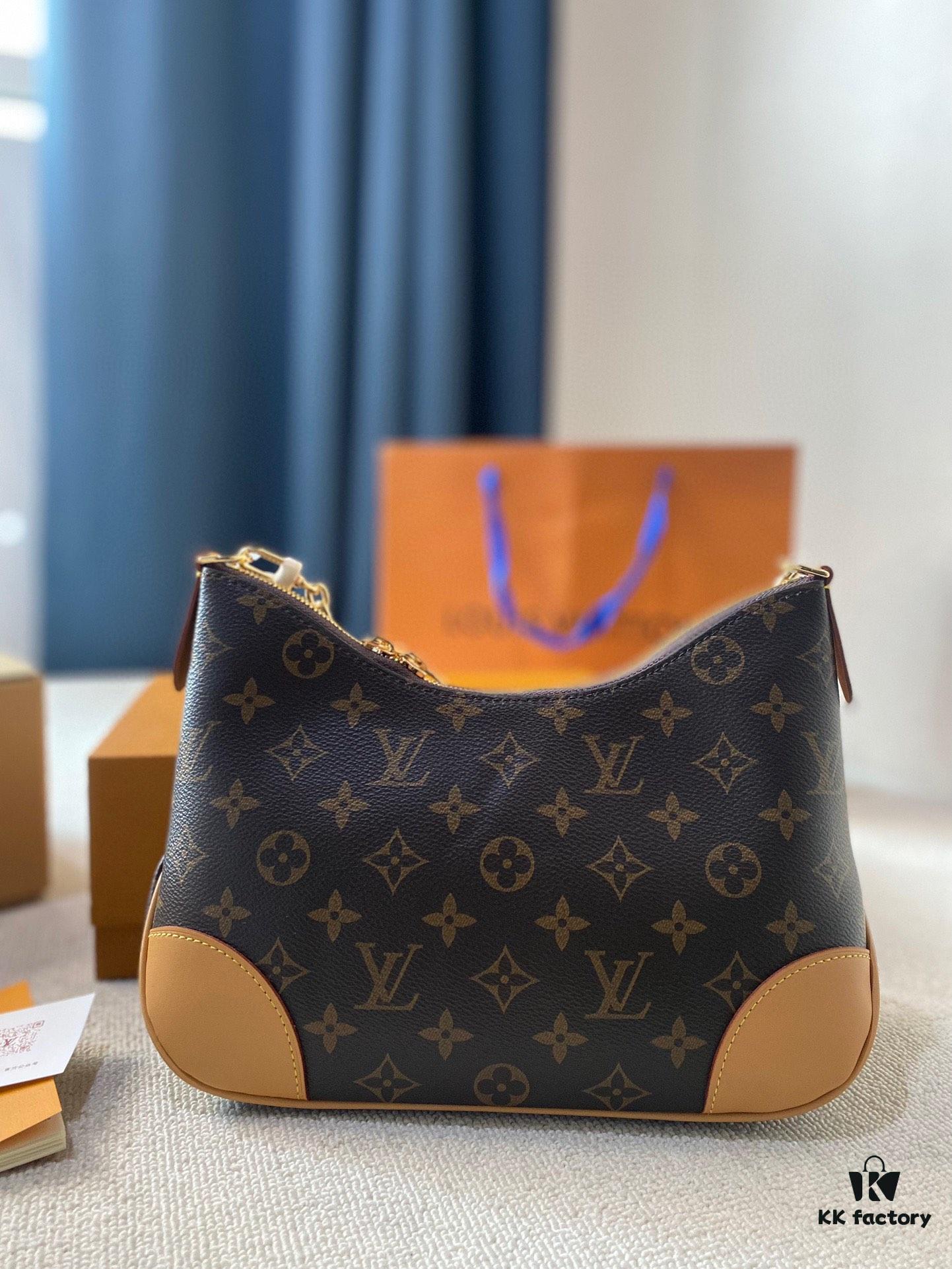 LV Boulogne Messenger Bag Horn Bag
