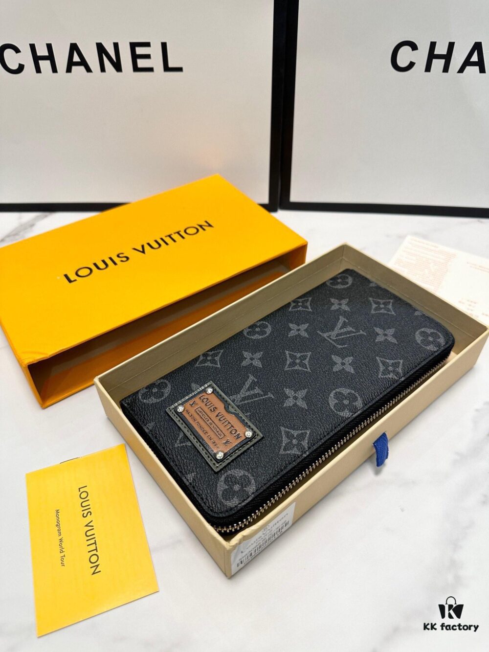 LV New Men's Hand Bag, Black, 20x10