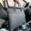High-End New Arrival 'Louis Vuitton' LV Briefcase, Men's Leather Trim Briefcase, Premium Imported Original Fabric, High-Definition Metal Logo, Smooth Zippers, Fine Edging, Exquisite Craftsmanship