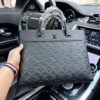 High-End New Arrival 'Louis Vuitton' LV Briefcase, Men's Leather Trim Briefcase, Premium Imported Original Fabric, High-Definition Metal Logo, Smooth Zippers, Fine Edging, Exquisite Craftsmanship