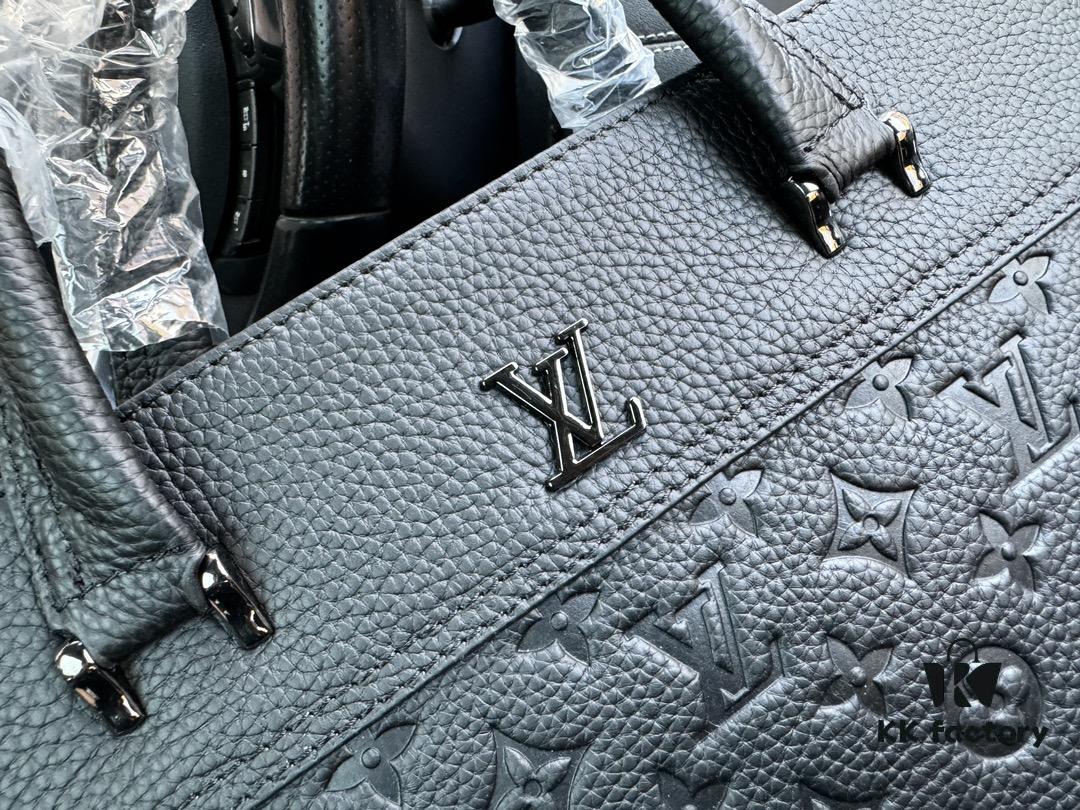 High-End New Arrival 'Louis Vuitton' LV Briefcase, Men's Leather Trim Briefcase, Premium Imported Original Fabric, High-Definition Metal Logo, Smooth Zippers, Fine Edging, Exquisite Craftsmanship