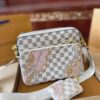 LV Louis Vuitton Men's Crossbody Bag, Three-in-One Foldable Gift Box Packaging