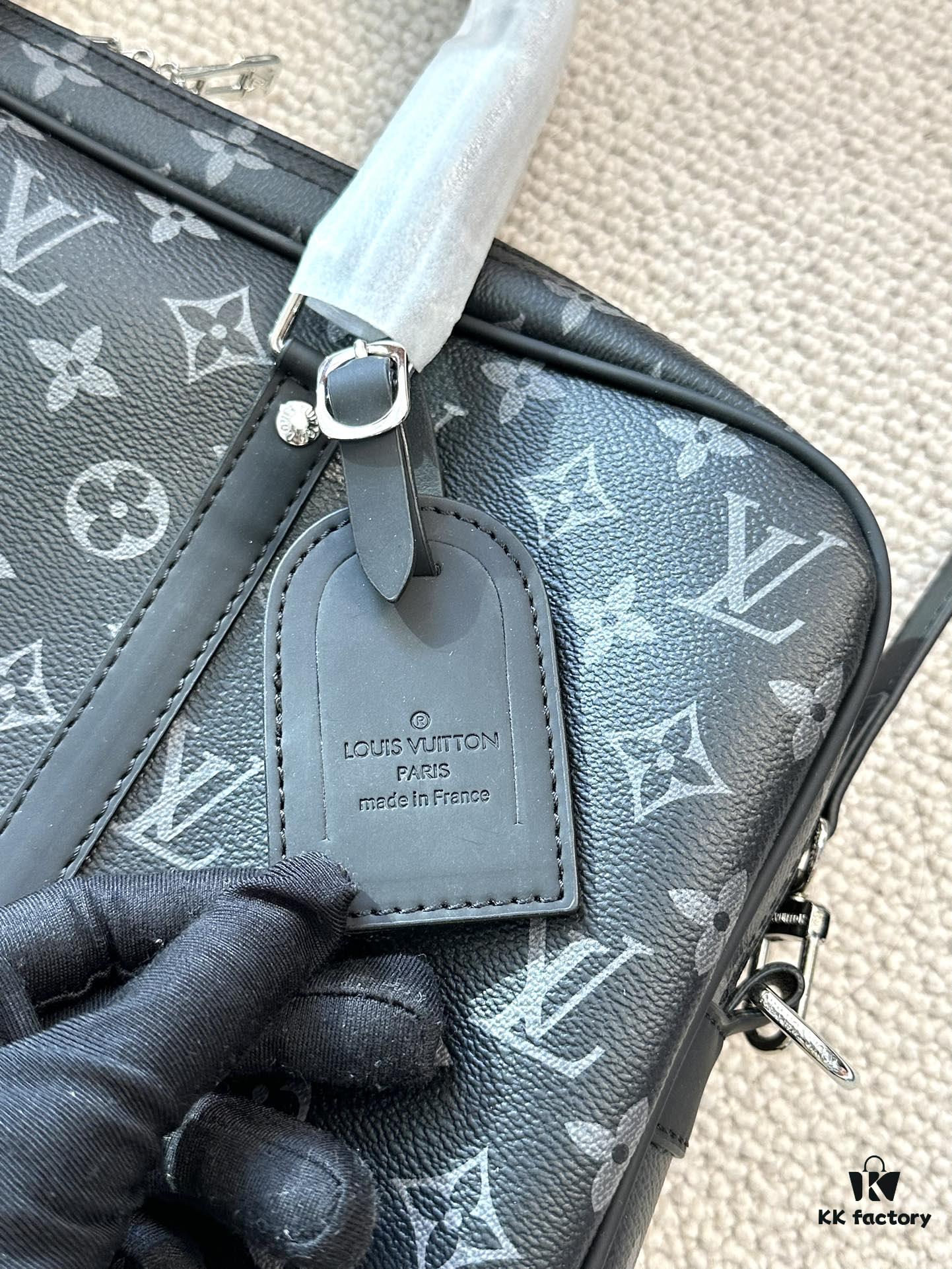 LV 2024 New Arrival Early Summer Men's Briefcase Handheld Crossbody Large-Capacity Travel Bag