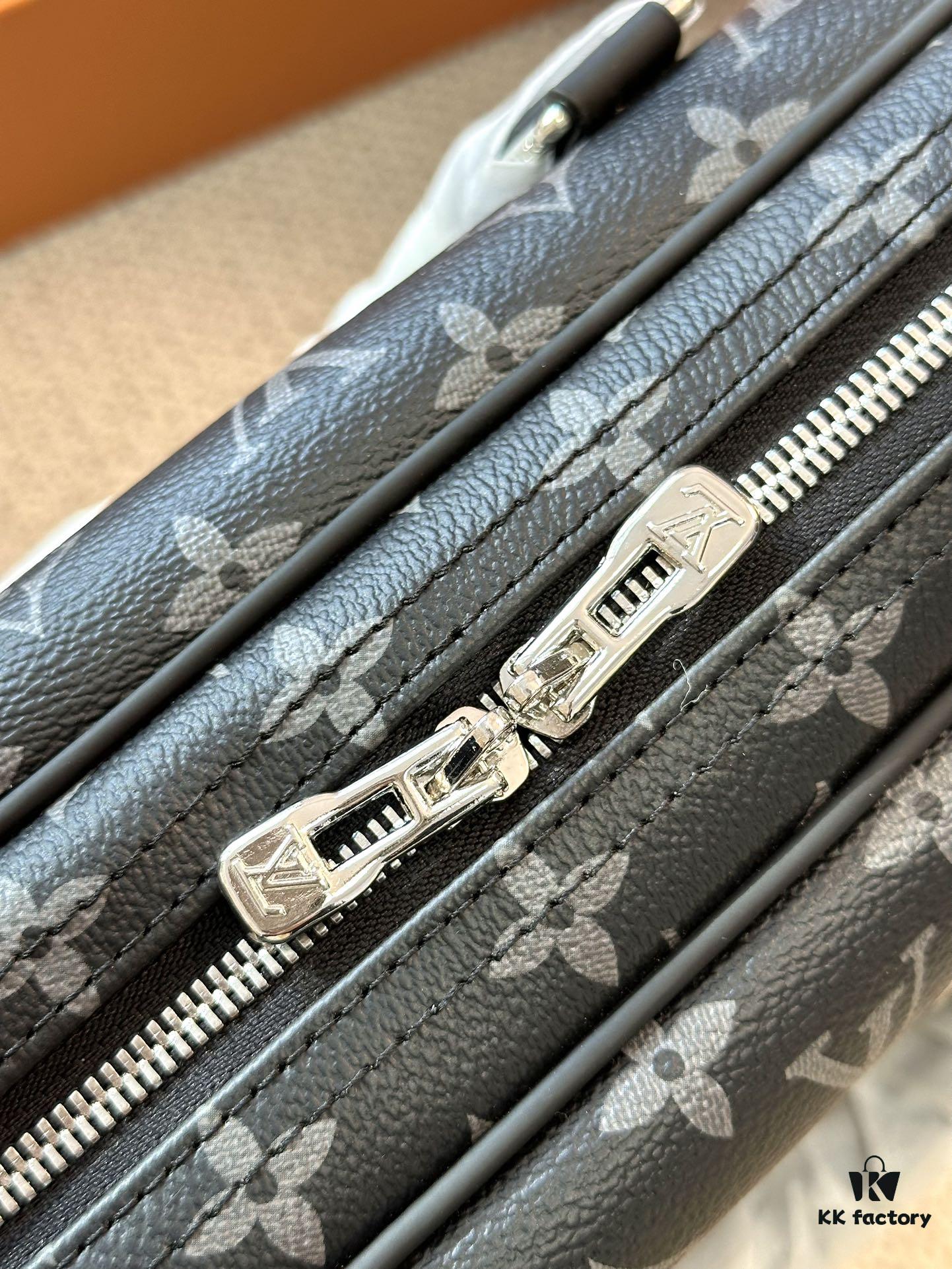 LV 2024 New Arrival Early Summer Men's Briefcase Handheld Crossbody Large-Capacity Travel Bag