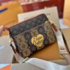 LV Gucci Men's Three-in-One Crossbody Bag, Foldable Gift Box Packaging, Original Order Quality, Imported Premium Fabric