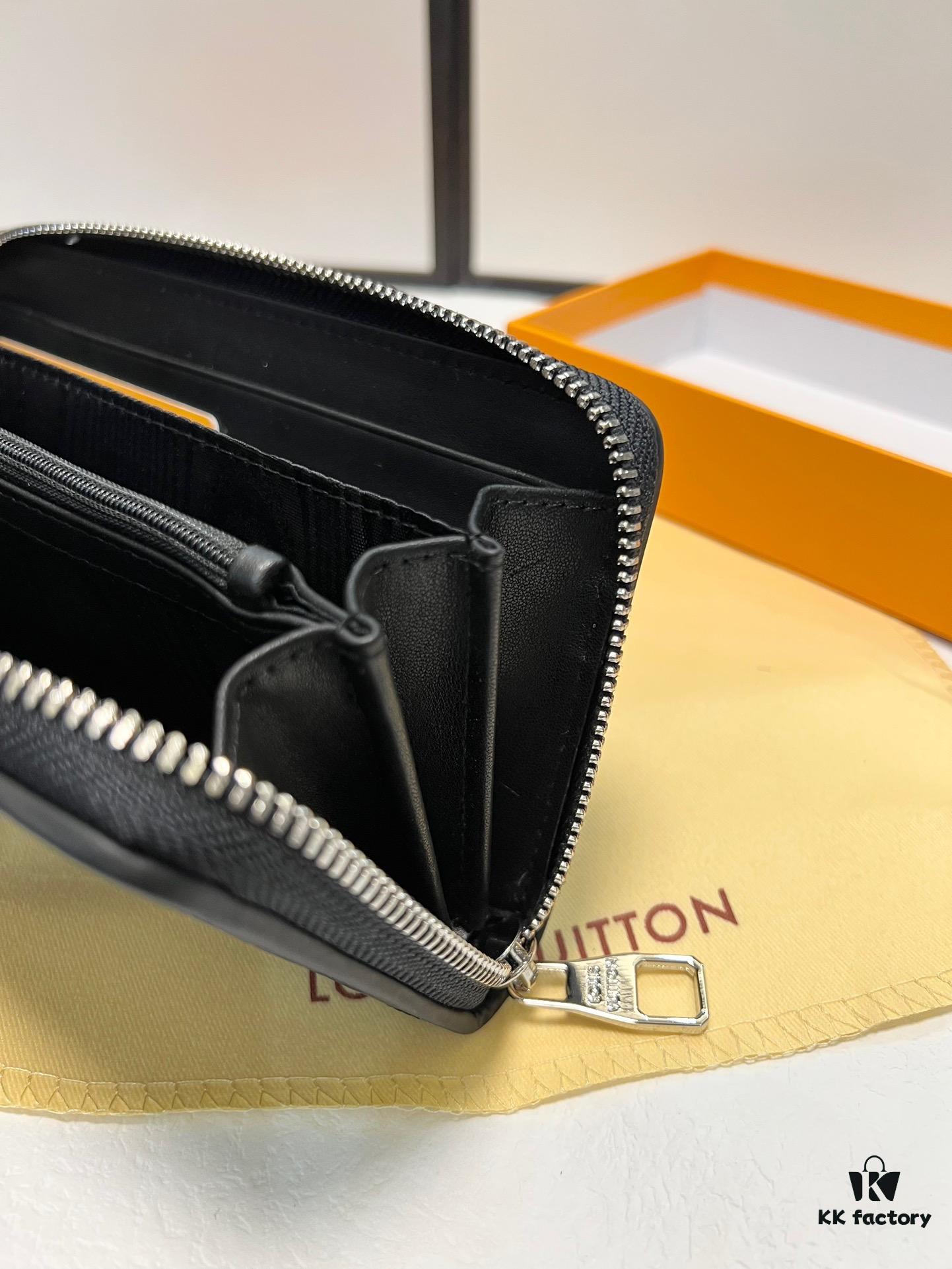 LV New Men's Hand Bag Black 21x11 Original Top Layer Cowhide Leather