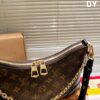 Top Quality Original Order Pure Cowhide Full Steel Hardware LV Boulogne Messenger Bag Horn Bag
