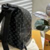 Authentic LV Men's Discovery Donald Duck Graffiti Backpack in Genuine Cowhide