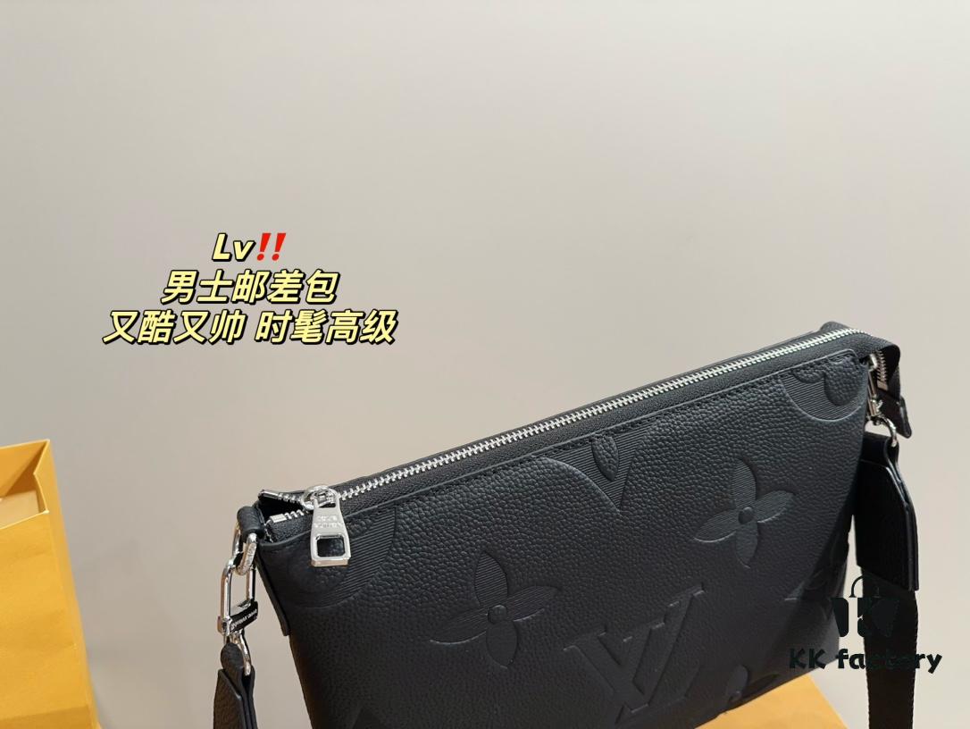 Foldable Box  ️ Size 29.21 Lv Men's Messenger Bag Super Classic and Stylish Surprisingly Versatile, Durable and Exquisite for Daily Wear