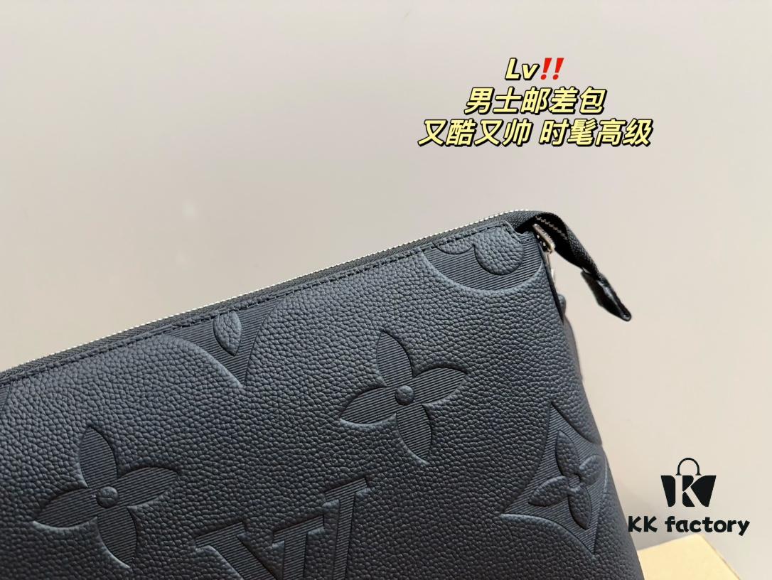 Foldable Box  ️ Size 29.21 Lv Men's Messenger Bag Super Classic and Stylish Surprisingly Versatile, Durable and Exquisite for Daily Wear