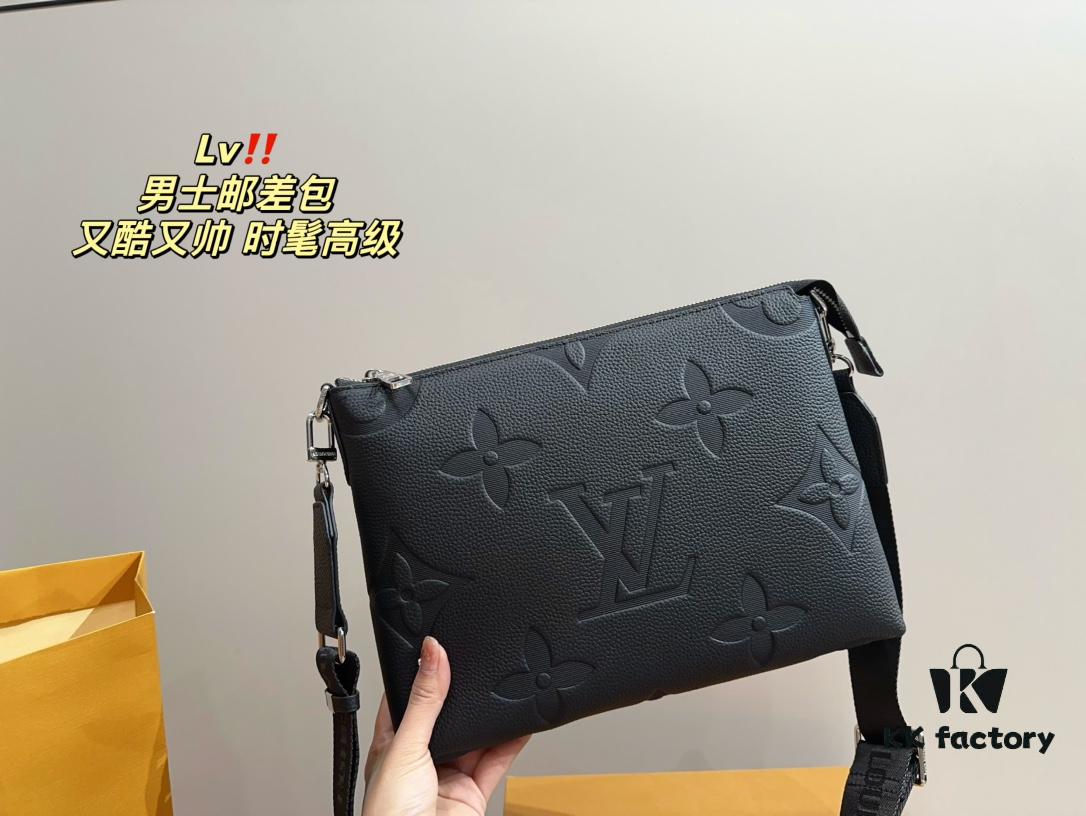 Foldable Box  ️ Size 29.21 Lv Men's Messenger Bag Super Classic and Stylish Surprisingly Versatile, Durable and Exquisite for Daily Wear
