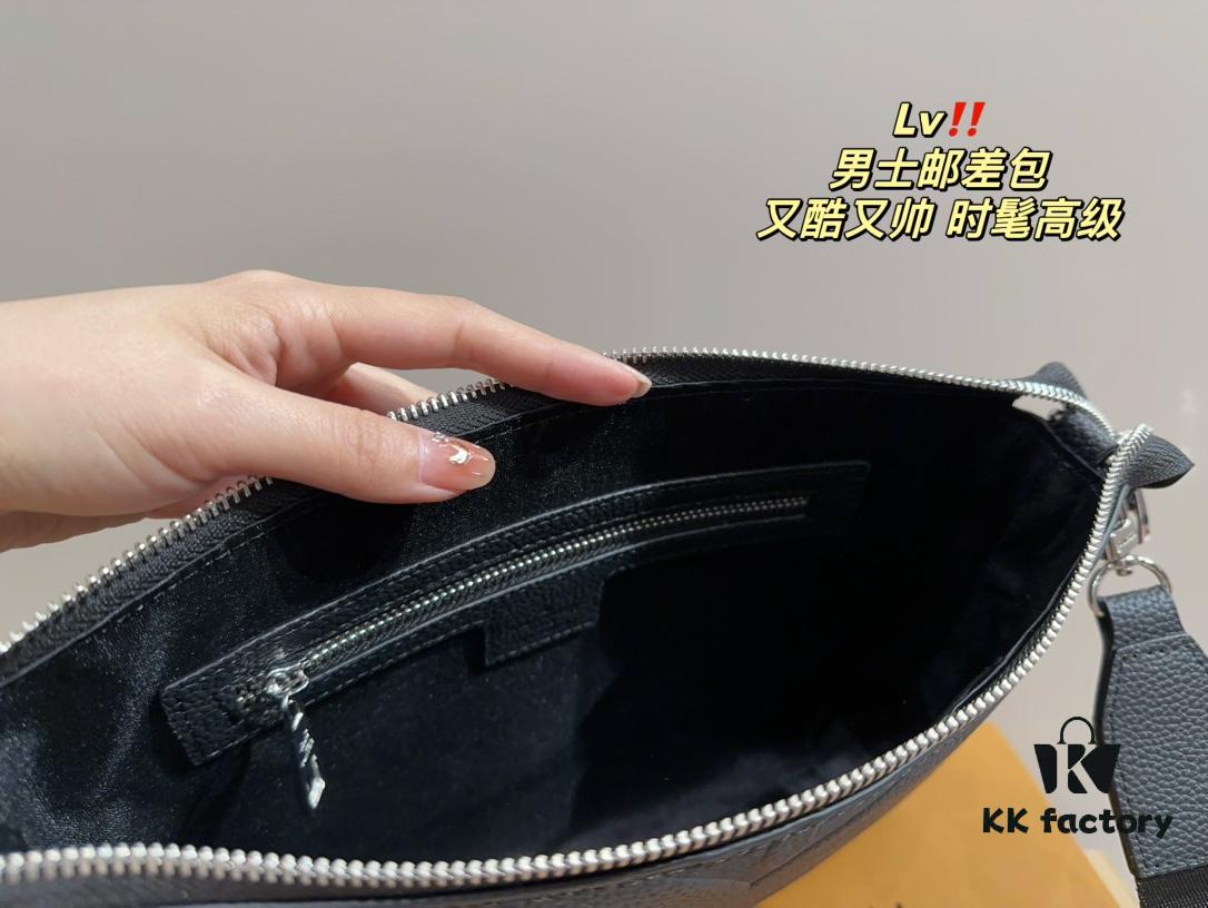 Foldable Box  ️ Size 29.21 Lv Men's Messenger Bag Super Classic and Stylish Surprisingly Versatile, Durable and Exquisite for Daily Wear