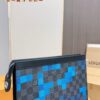 LV Men's Clutch Bag, Full Set Packaging, Dimensions 28 x 22