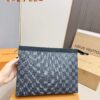 LV Men's Clutch Bag, Full Packaging, Dimensions 28 x 22