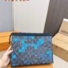 LV Men's Clutch Bag, Full Set Packaging, Dimensions 28 x 22