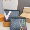 LV Men's Clutch Bag, Full Set Packaging, Dimensions 28 x 22