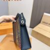 LV Men's Clutch Bag, Full Set Packaging, Dimensions 28 x 22