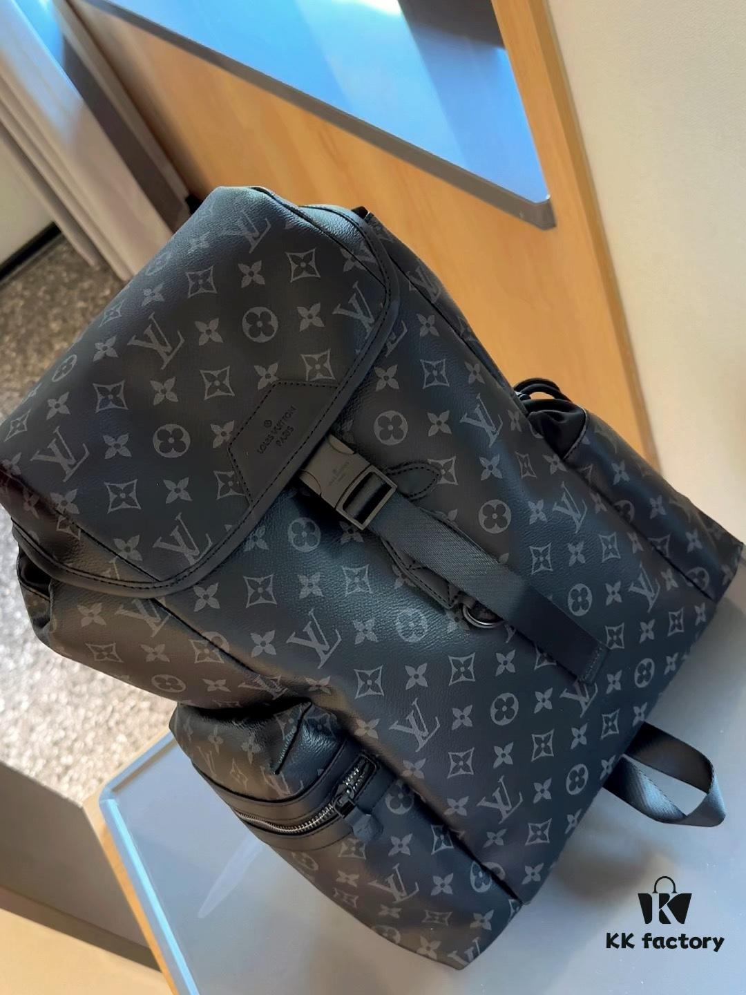 LV Christopher Black Monogram Men's Backpack