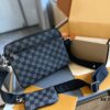 LV Louis Vuitton Men's Crossbody Bag Three-in-One Foldable Gift Box + Official Airplane Box