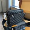 LV Louis Vuitton Men's Crossbody Bag Three-in-One Foldable Gift Box + Official Airplane Box