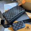 LV Louis Vuitton Men's Crossbody Bag Three-in-One Foldable Gift Box + Official Airplane Box
