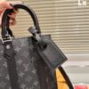 LV Men's Sac Plat VOYAGER Tote Bag with Foldable Box and Airplane Packaging