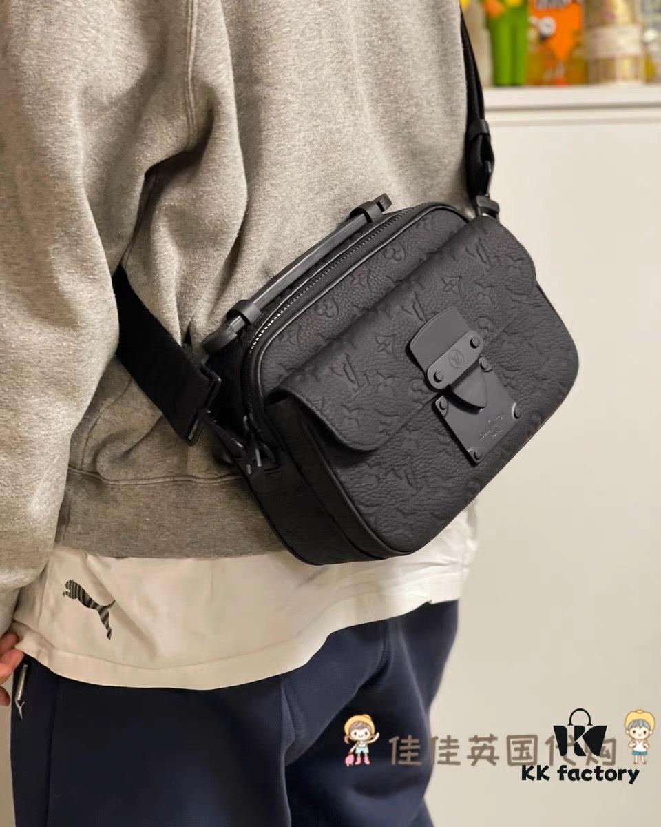 Alessia Milan LV Louis Vuitton 2022 Men's S-LOCK Monogram Messenger Bag Shoulder Crossbody Bag