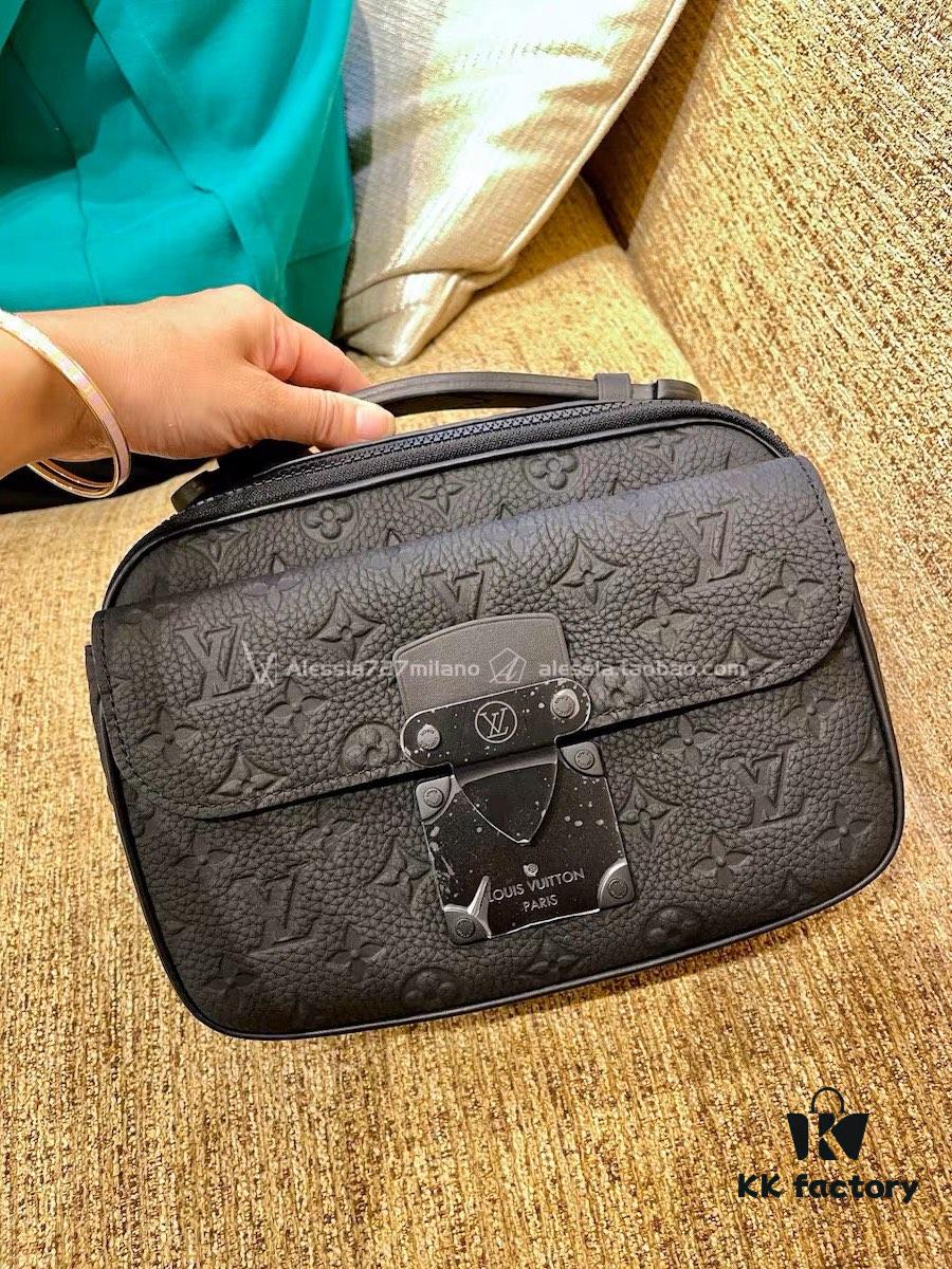 Alessia Milan LV Louis Vuitton 2022 Men's S-LOCK Monogram Messenger Bag Shoulder Crossbody Bag